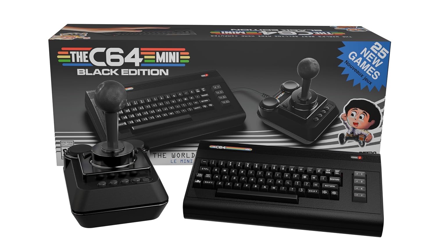 コモドール64 縮小復刻機 THE C64 MINI Go retro with this Commodore 64 Mini console for $69 — revamped