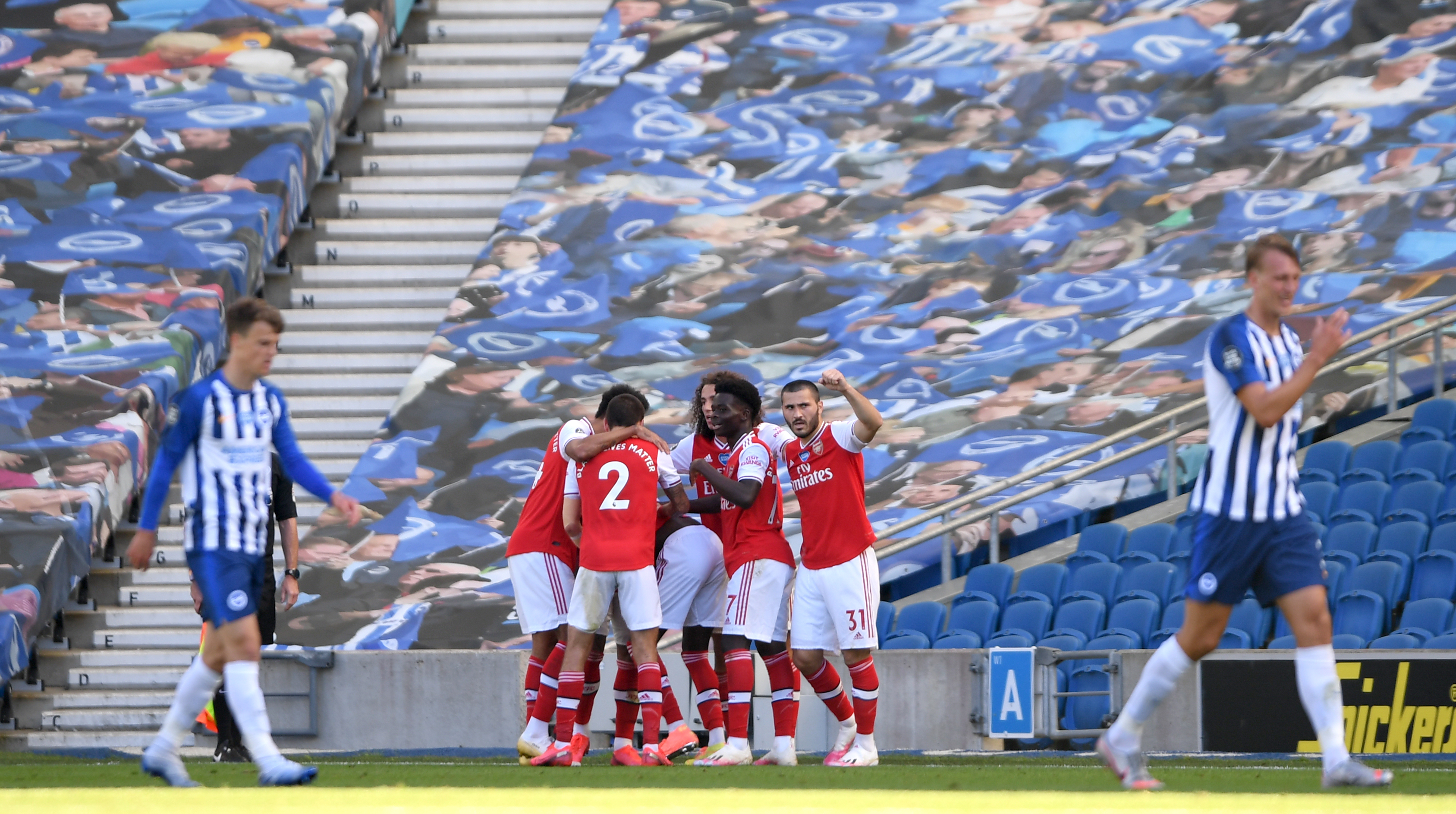Premier League football has returned behind closed doors as the coronavirus pandemic continues.