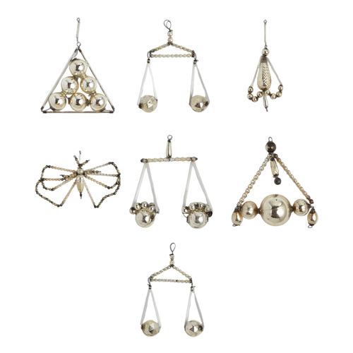 Gablonzer Glass Tree Decorations