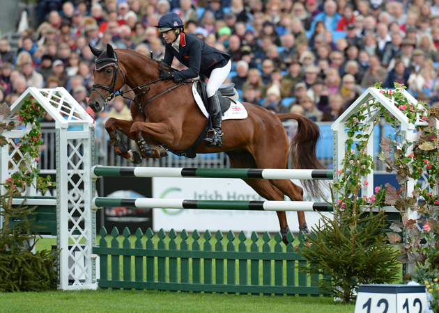 Sarah BULLIMORE (GBR) riding Lilly Corinne, during the Show Jumping phase of the Longines FEI European Eventing Championship 2015 at Blair Castle, in Blair Atholl near Pitlochry in Perthshire, Scotland, UK , on 9th September 2015