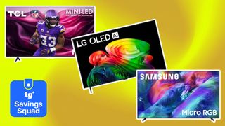 Collage of TV deals at Best Buy