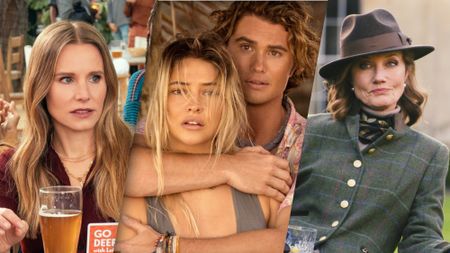 (From L to R) Kristen Bell as Joanne Williams in Nobody Wants This s2 | Madelyn Cline as Sarah Cameron in Outer Banks s3 | Kaya Scodelario as Susie Glass in The Gentleman