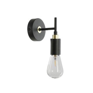 industrial style wall light in black