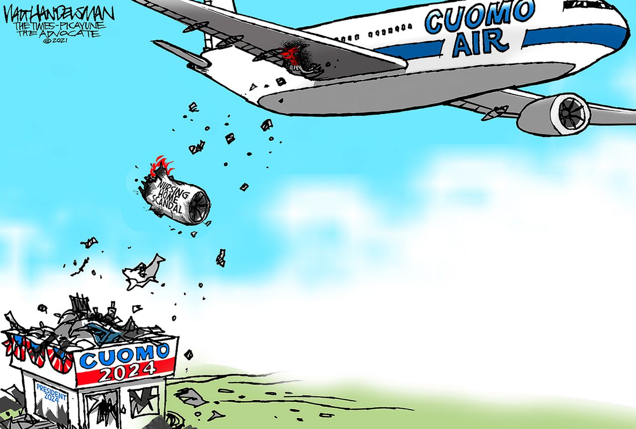 Political Cartoon U.S. cuomo nursing home deaths 2024&amp;amp;nbsp;