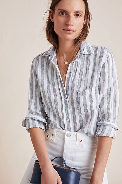 Perfect Button Down The Perfect Button-Down Shirt: Fit, Fabric, Styling, and More | Marie ...