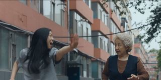 Awkwafina and Zhao Shuzhen in The Farewell