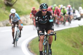 David Lopez attempts a breakaway on stage nine of the 2016 Tour de Suisse. Photo: Graham Watson