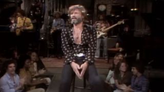 Kris Kristofferson performing his monologue on SNL