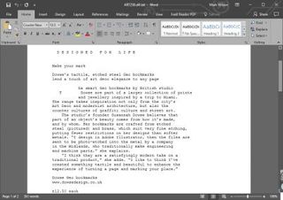 4 Polish your Word document