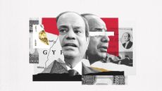 Photo composite of Egyptian president Sisi
