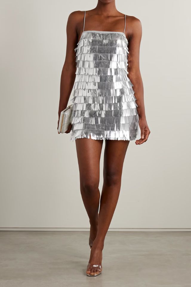 Retrofete Amalie paillette-embellished tulle mini dress