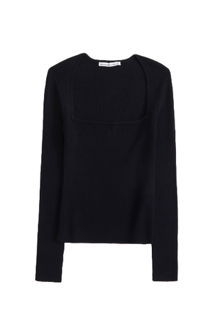 Abercrombie & Fitch The A&F Ava Long-Sleeve Sweater Top (Was $50) 