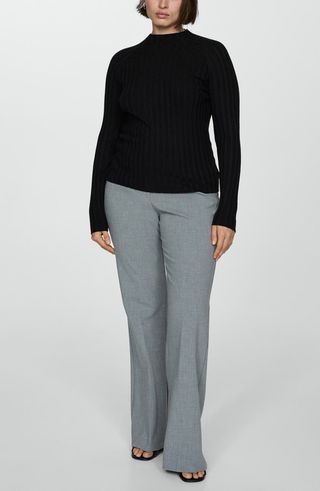 Flurry Rib Funnel Neck Sweater