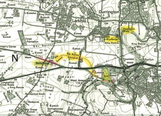 Map of Amesbury and Stonehenge