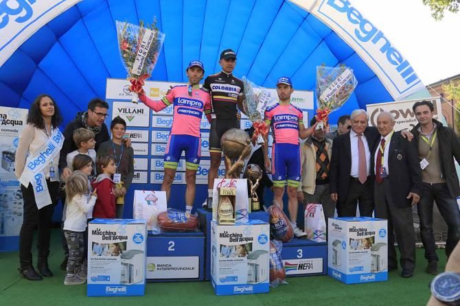 The GP Beghelli podium