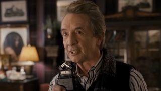 Martin Short holding a microphone in Only Murders In The Building Season 2