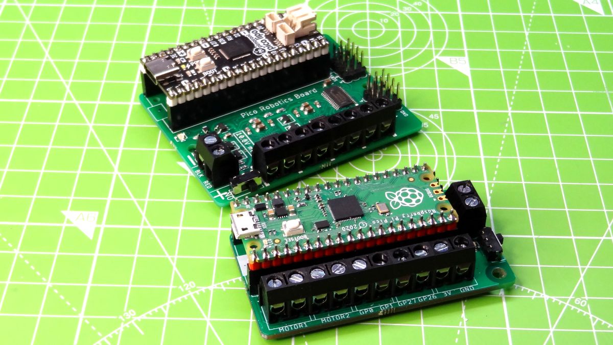 Kitronik Pico Motor Driver and Pico Robotics Board