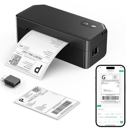 Bluetooth Thermal Shipping Label Printer 