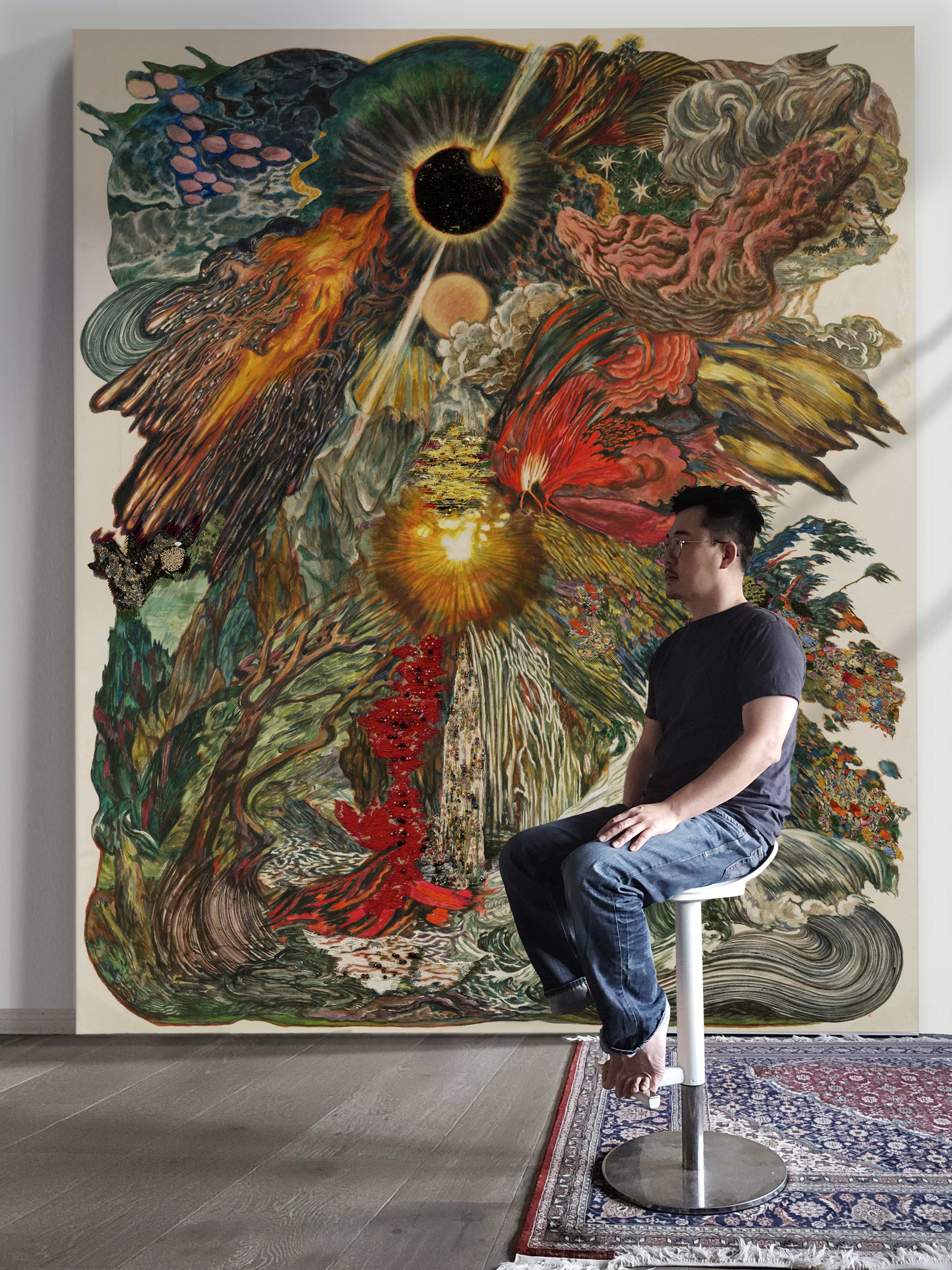 ken gun min 2026 exhibition, Strange Days of a Quiet Sun