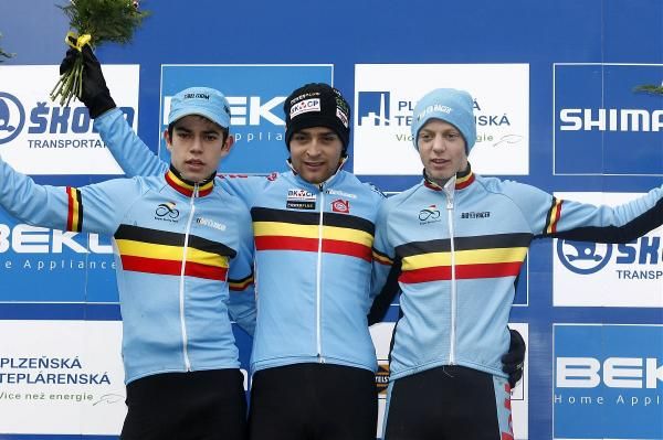 An all-Belgian U23 podium in Plzen