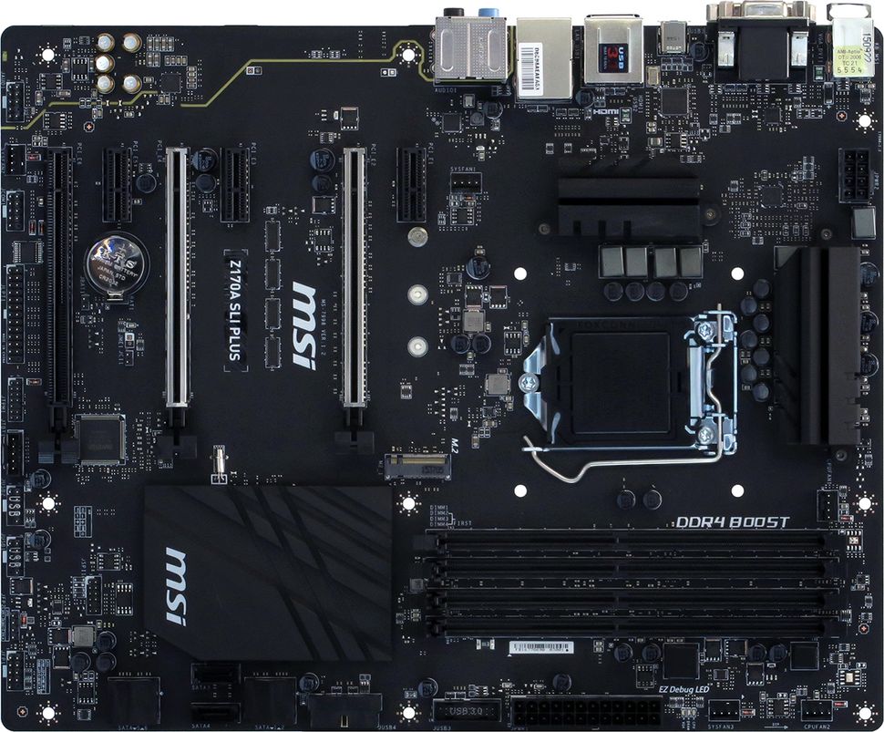 MSI Z170A SLI Plus LGA 1151 ATX Motherboard Review Tom