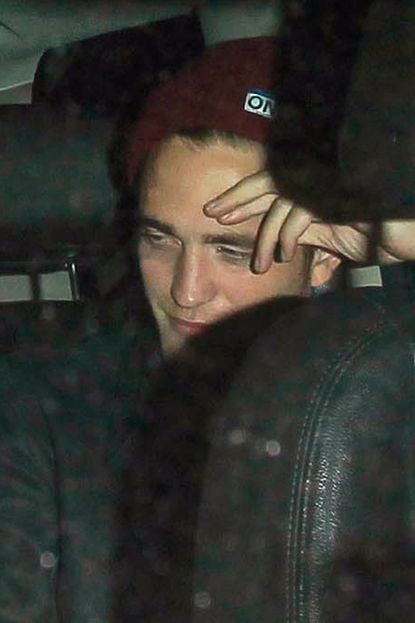 Robert Pattinson on a night out with friends