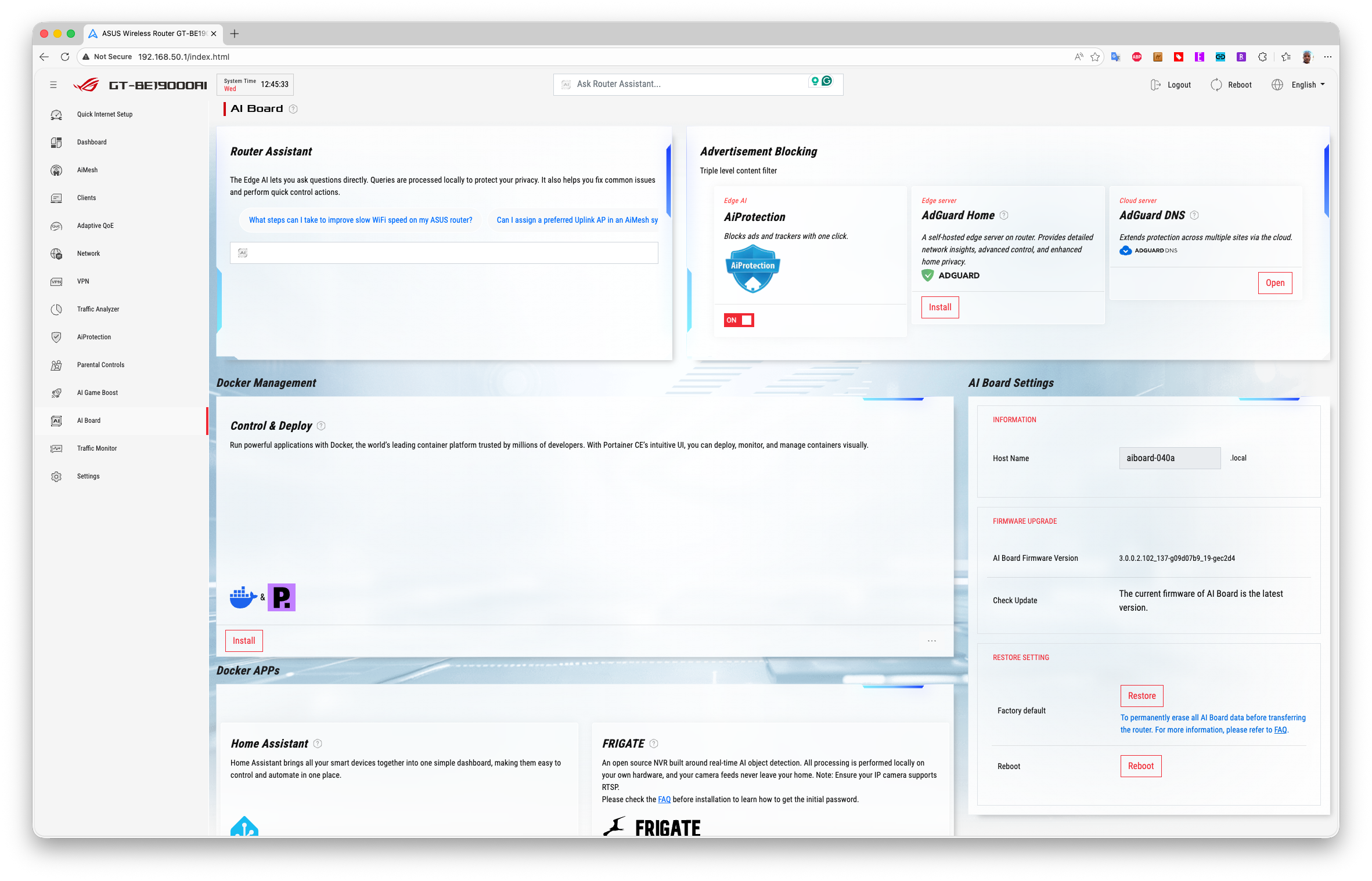 Asus ROG Rapture GT-BE19000Ai Wi-Fi 7