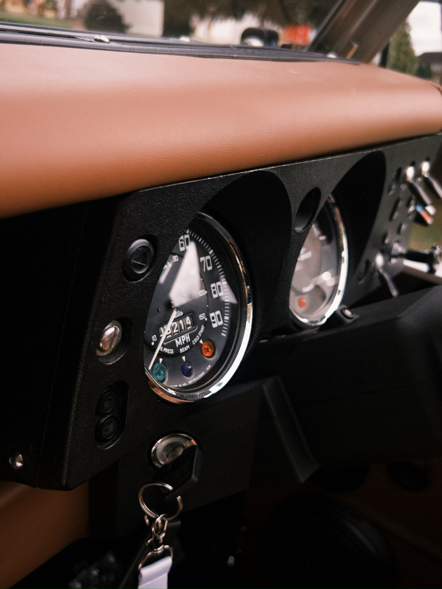 Original dials are paired with a touch screen