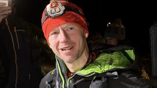 Damian Hall after completing the Montane Spine Race 2023