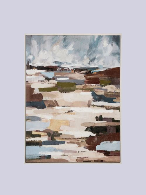 'Autumn Scene' Abstract Framed Print, 80 X 60cm, Multi