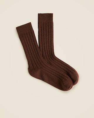 Cashmere-Blend Trouser Socks