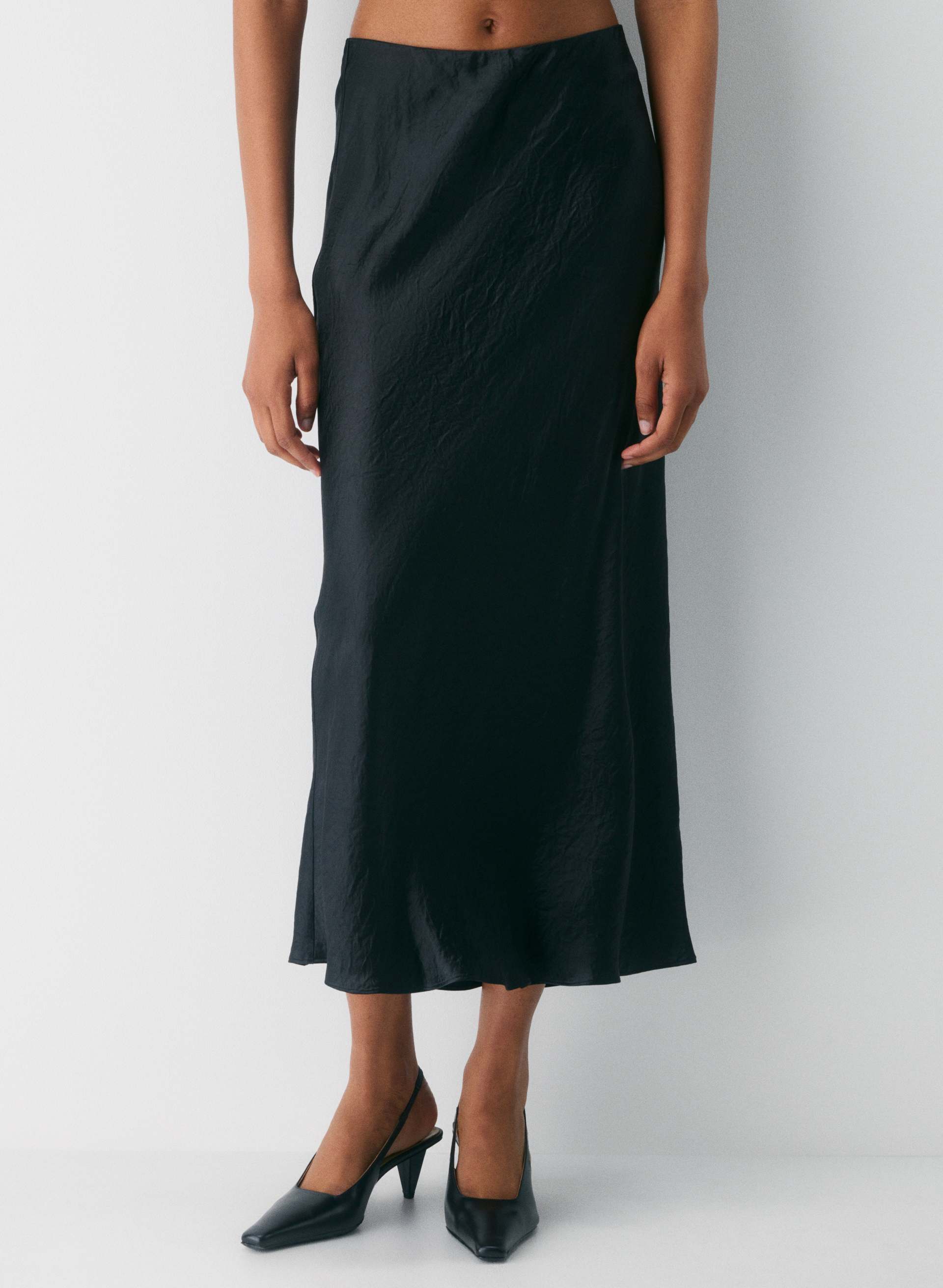 Aritzia , Slip Satin Maxi Skirt