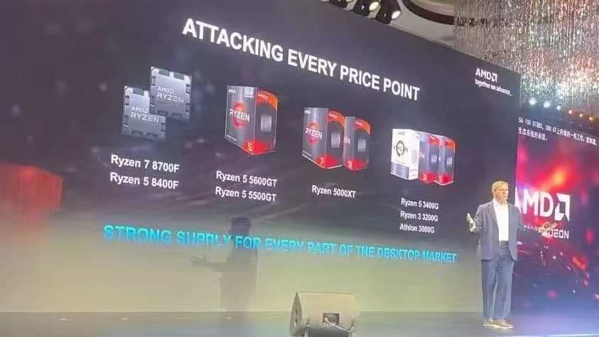 AMD's China-exclusive Ryzen CPUs come to the retail market — Ryzen 7 8700F listed for $420 and Ryzen 5 7500F for $296