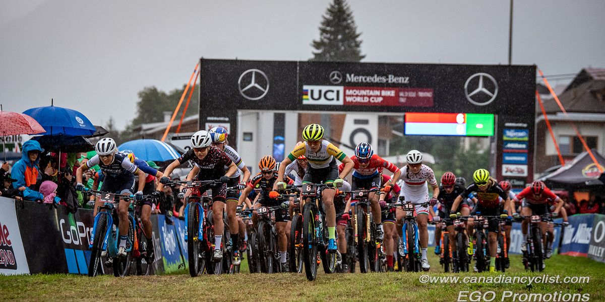The start of the Women's race.