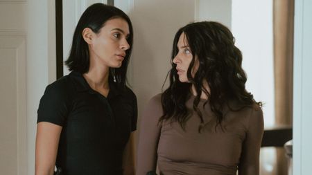Cruz and Josephina look at each other