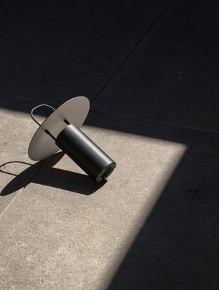 Menu Portable Lamp by Daniel Schofield in black