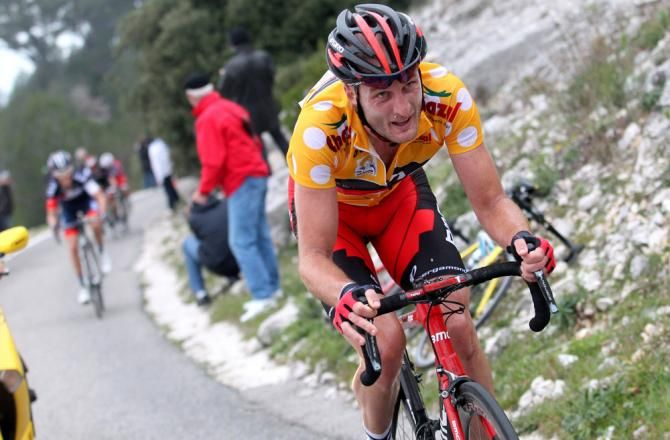 Stephen Cummings (BMC) climbs to a fourth place finish on the Mont Faron stage finale to seal overall victory at Tour M&eacute;diterran&eacute;en