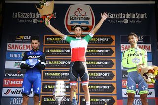 Giacomo Nizzolo tops the Gran Piemonte podium