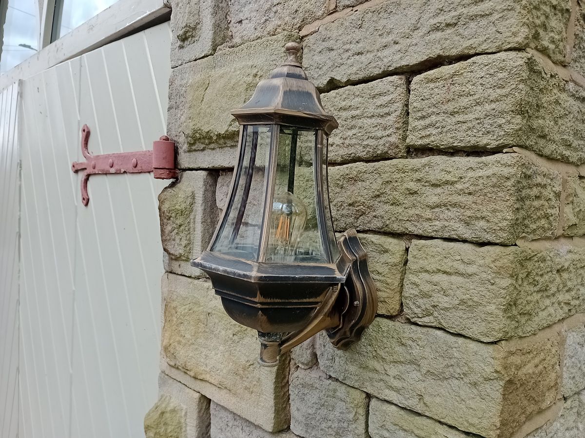 Moto G22 camera sample showing a lantern
