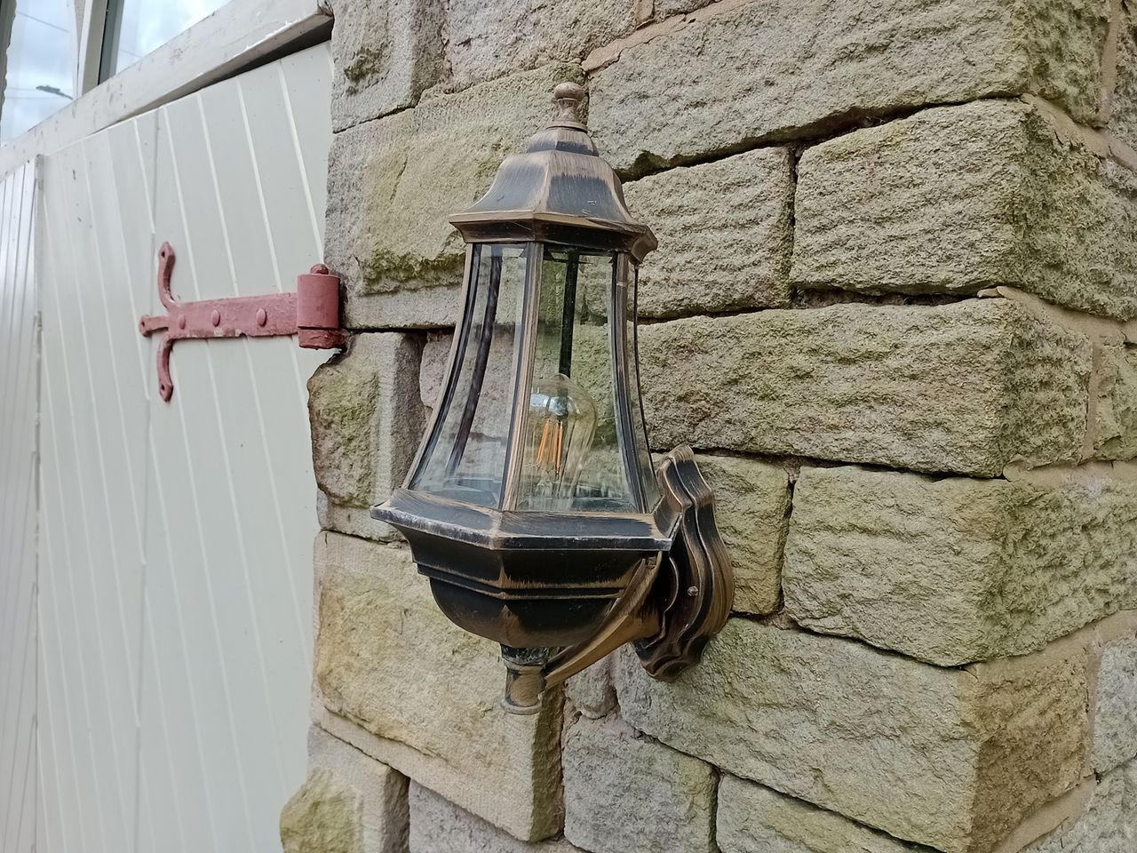 Moto G22 camera sample showing a lantern