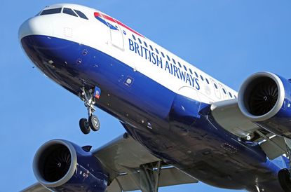 British Airways Aircraft Landing In Barcelona