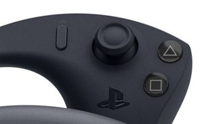 PSVR 2 controllers - Close up shot of the PlayStation VR2 Sense Controller