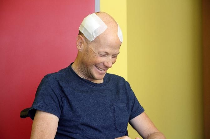 Despite being forced to miss the Giro d'Italia, Chris Horner was in a good mood