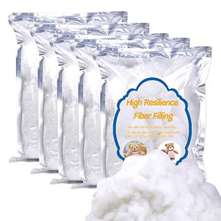 Morfen 700g/24.7oz Premium Fiber Fill Stuffing, Stuffed Animal Stuffing, Pillow Stuffing for Pillows, Craft Stuffing Cotton, Cushions Stuffing, High Resilience Fill Fiber Stuffed Crafts, or Diy