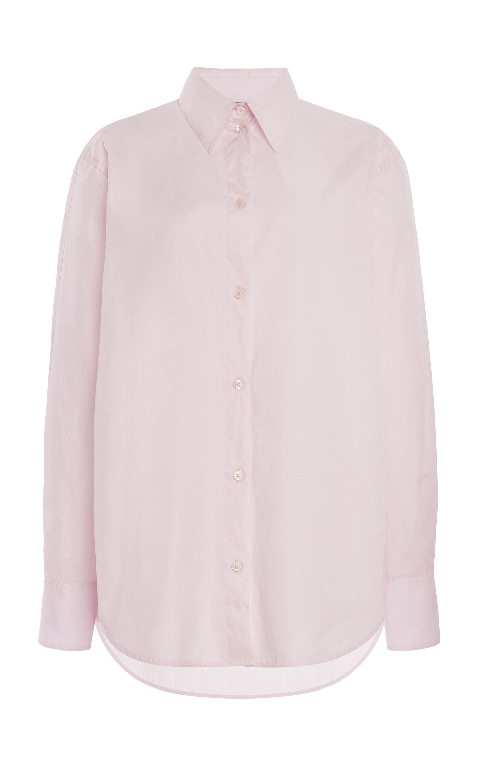 Kimono-Sleeve Organic Cotton Poplin Shirt