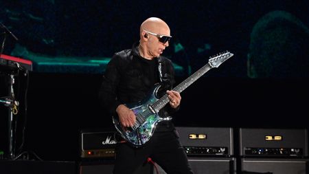 Joe Satriani performs onstage during the 2025 iHeartRadio Music Festival at T-Mobile Arena on September 19, 2025 in Las Vegas, Nevada