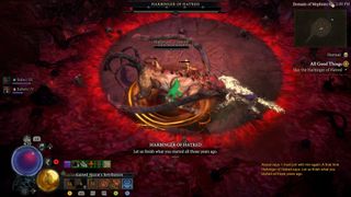 Diablo 4 Harbinger of Hatred fight