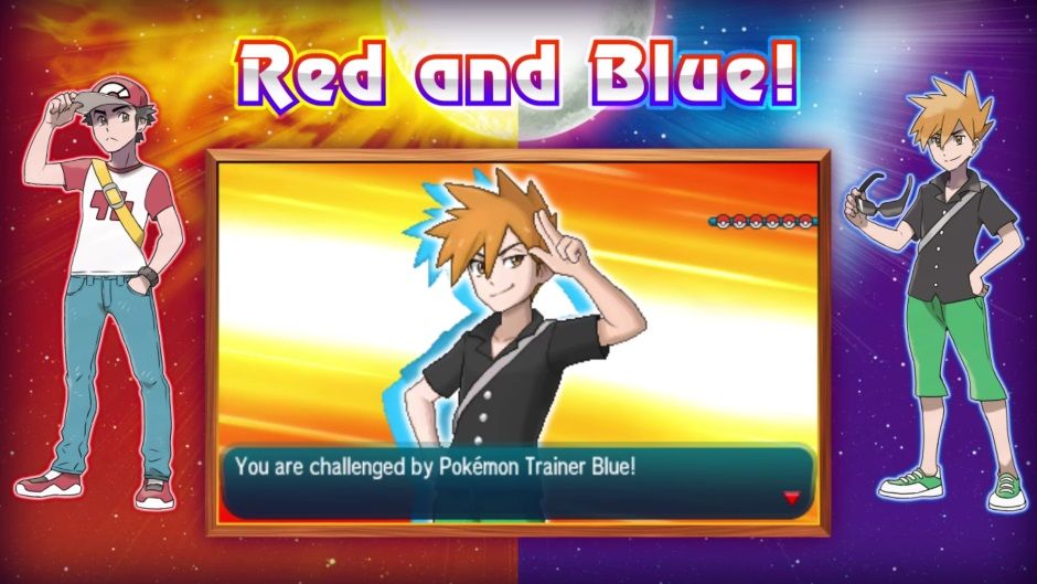 Pokemon Sun And Moon Will Let You Team Up With Adult Ash And Gary Er Red And Blue Gamesradar 