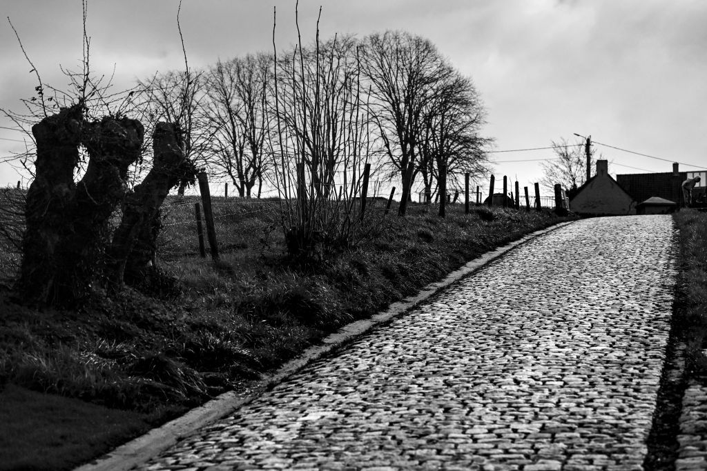 Illustration picture shows the Paterberg in Kluisbergen on the track of the Ronde van Vlaanderen Tour des Flandres Tour of Flanders cycling race Wednesday 29 March 2023 The 107th edition of the cycling race will take place on Sunday 02 April BELGA PHOTO DIRK WAEM Photo by DIRK WAEM BELGA MAG Belga via AFP Photo by DIRK WAEMBELGA MAGAFP via Getty Images