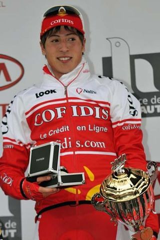 Jens Keukeleire (Cofidis) on the podium